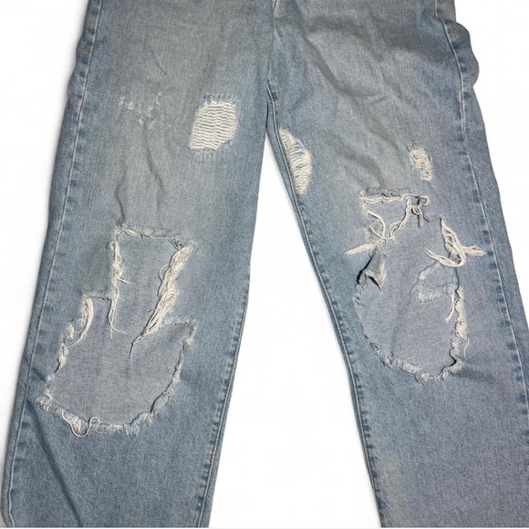 Forever 21 Blue Flare Wide Leg Jeans - Picture 2 of 8